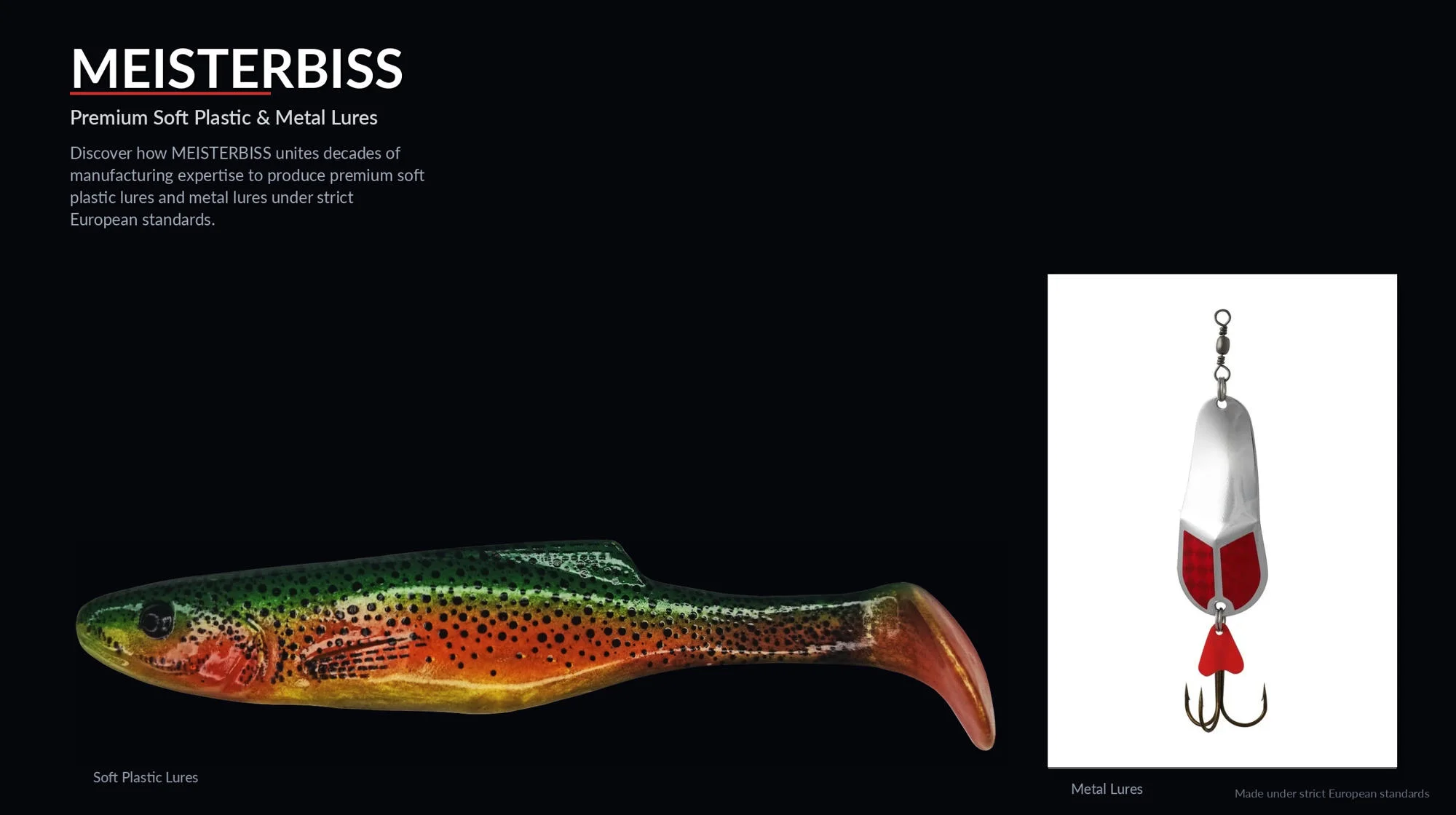 MEISTERBISS: Premium Soft Plastic Lures und Metal Lures